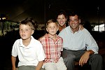 Dylan Motz, Jack Motz, Kim Covell and Tim Motz