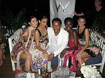 John Legend with Missoni Models