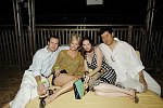 John Redmin, Veronica Domex, Ally Burrows and George Martel