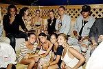 Anna Anisimova(left stripes) and friends
